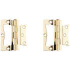 National 3-1/2 In. Brass Surface-Mounted Door Hinge (2-Count) Image 4