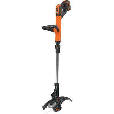 Black & Decker EasyFeed 20V MAX 12 In. Lithium Ion Straight Cordless String Trimmer/Edger
