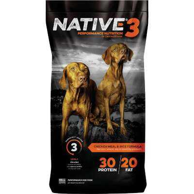 Native Level 3 Performance Nutrition 40 Lb. Dry Dog Food